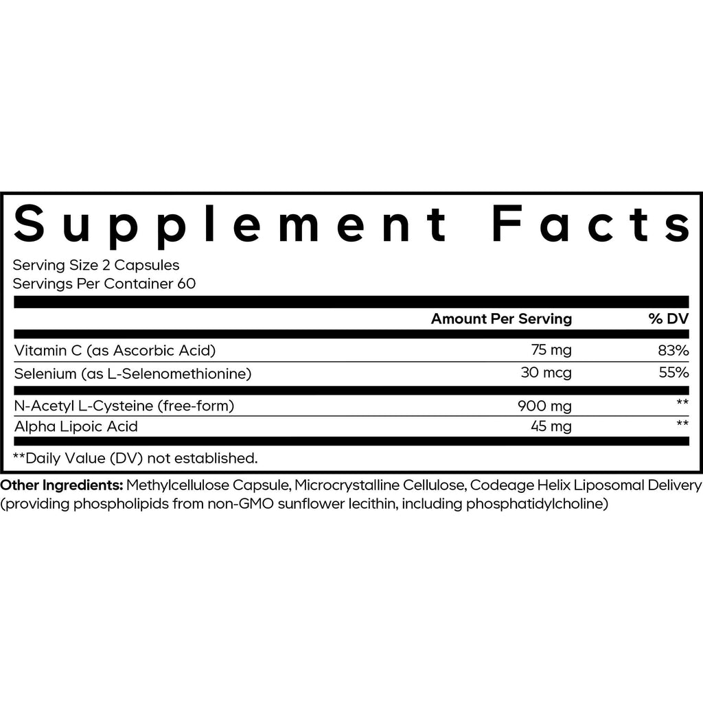 Codeage Liposomal NAC+ Platinum capsule