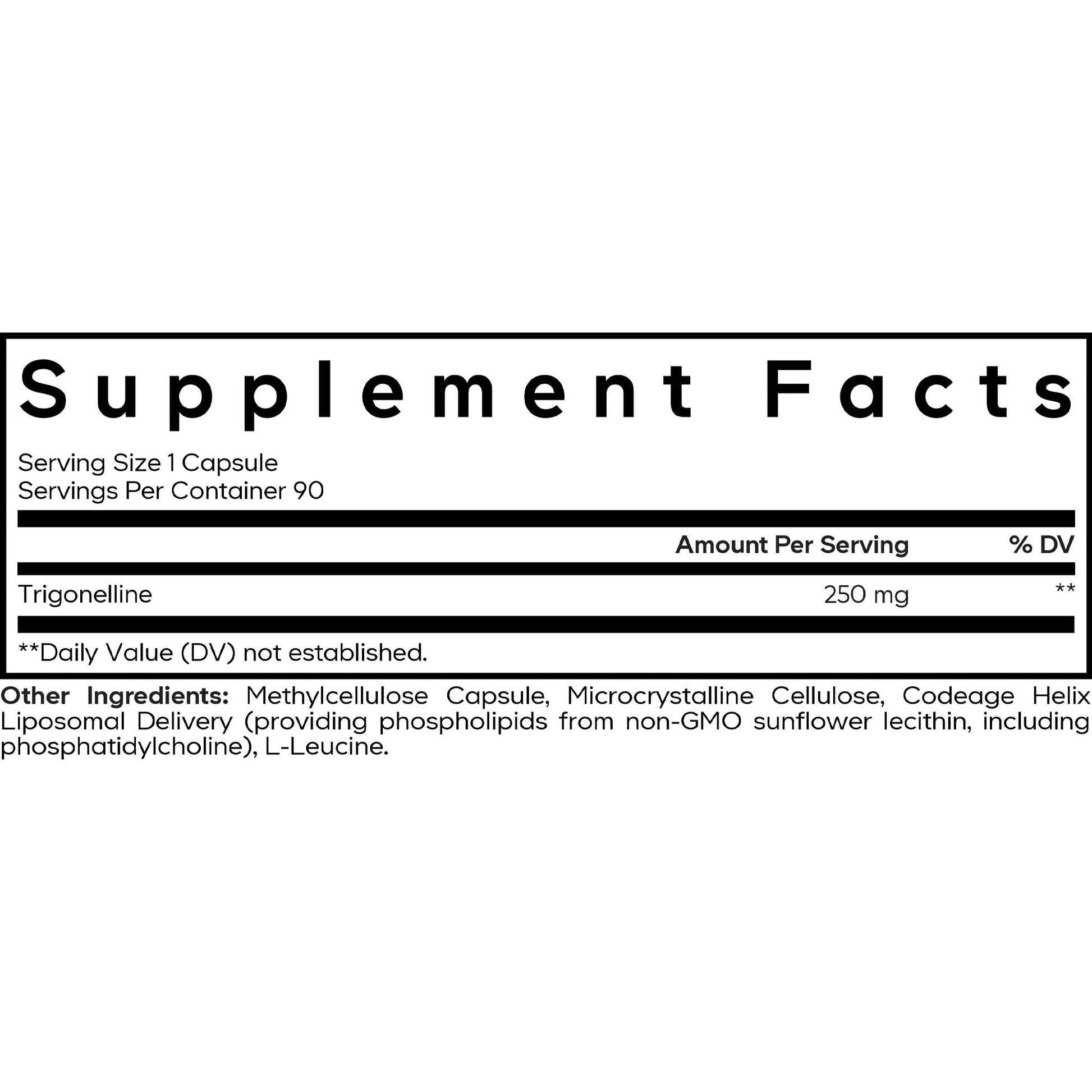 Codeage Liposomal Trigonelline Supplement