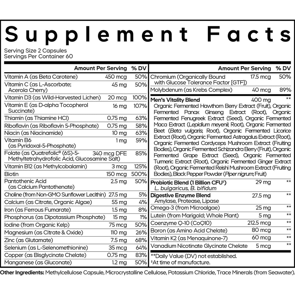 Men’s Daily Multivitamin+